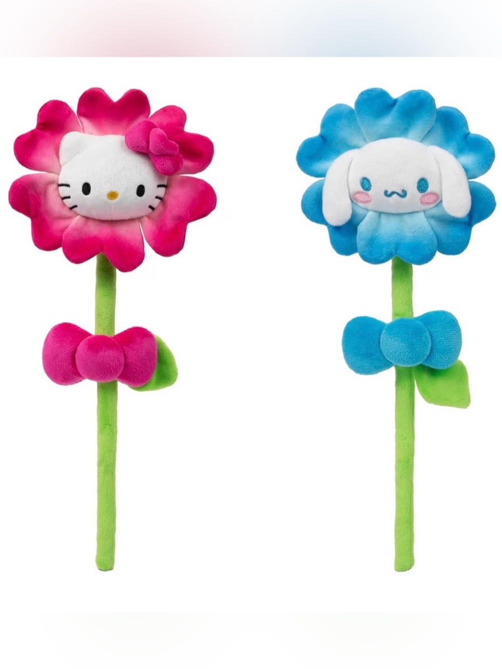 Choice Hello Kitty or Cinnamoroll Plush Flower - 14 inch - Adorable - NEW - Picture 2 of 2